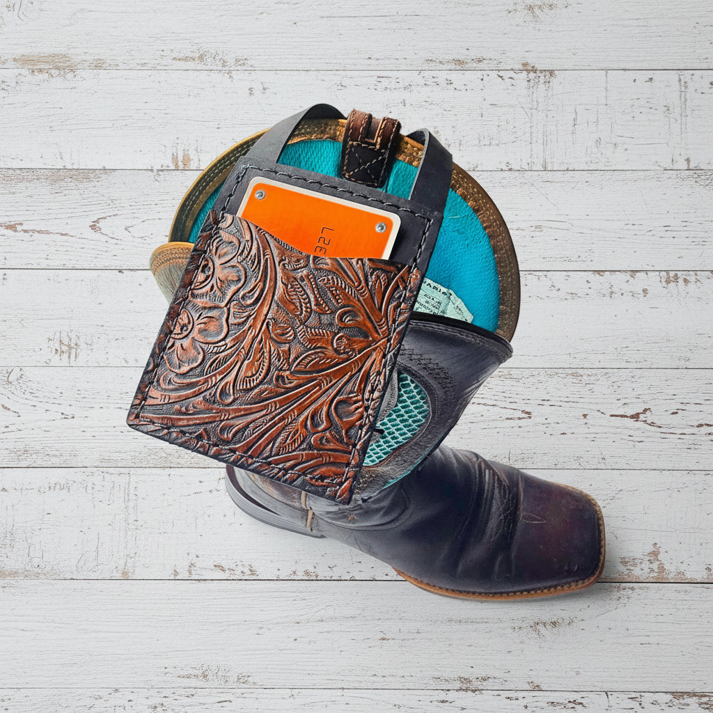 Leather Boot Wallet