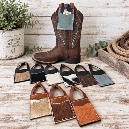 Leather Boot Wallet