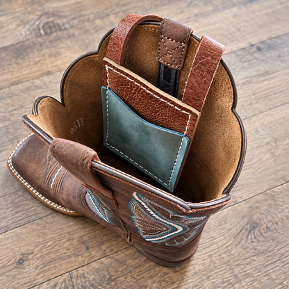 Leather Boot Wallet