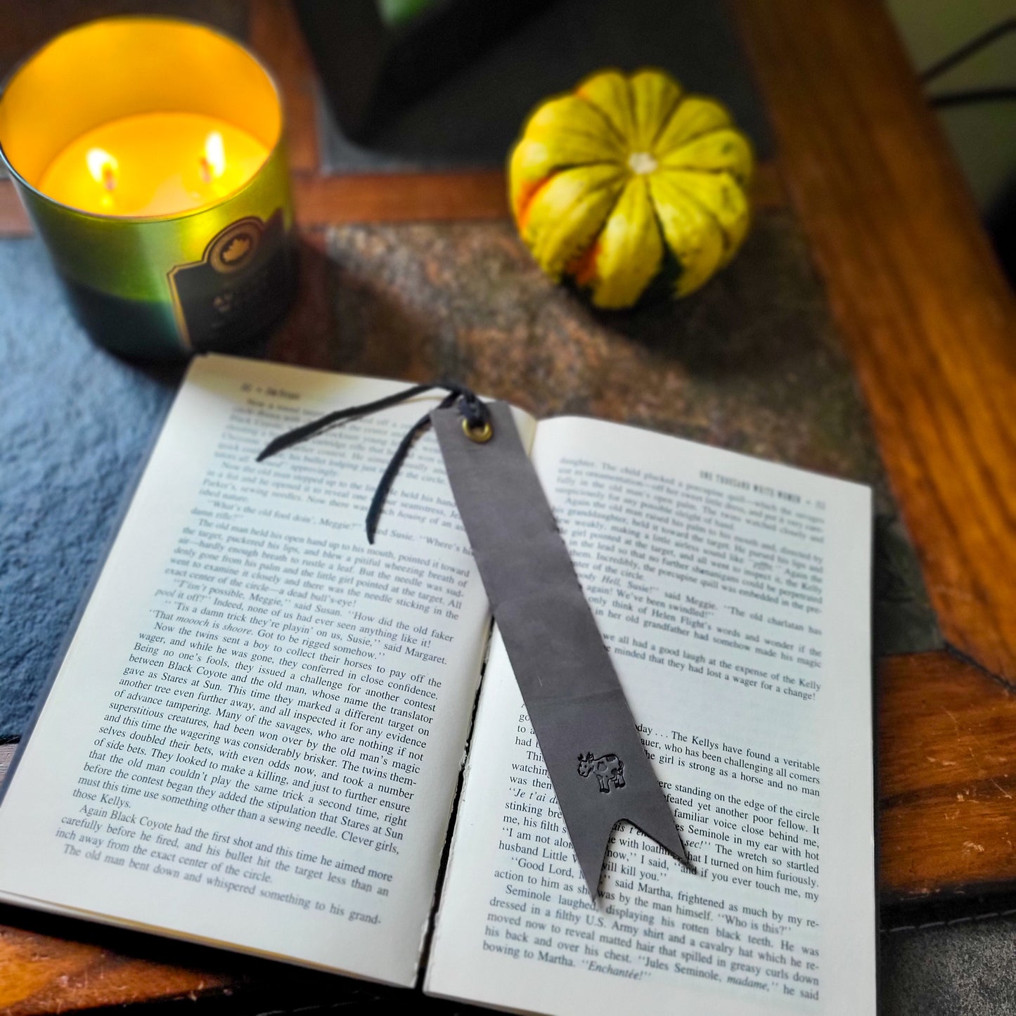 Leather Bookmark