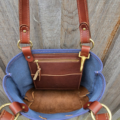 Equestrian Leather Tote Bag