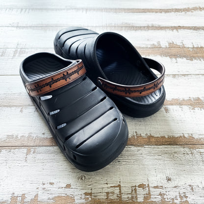 Youth Leather Croc Straps