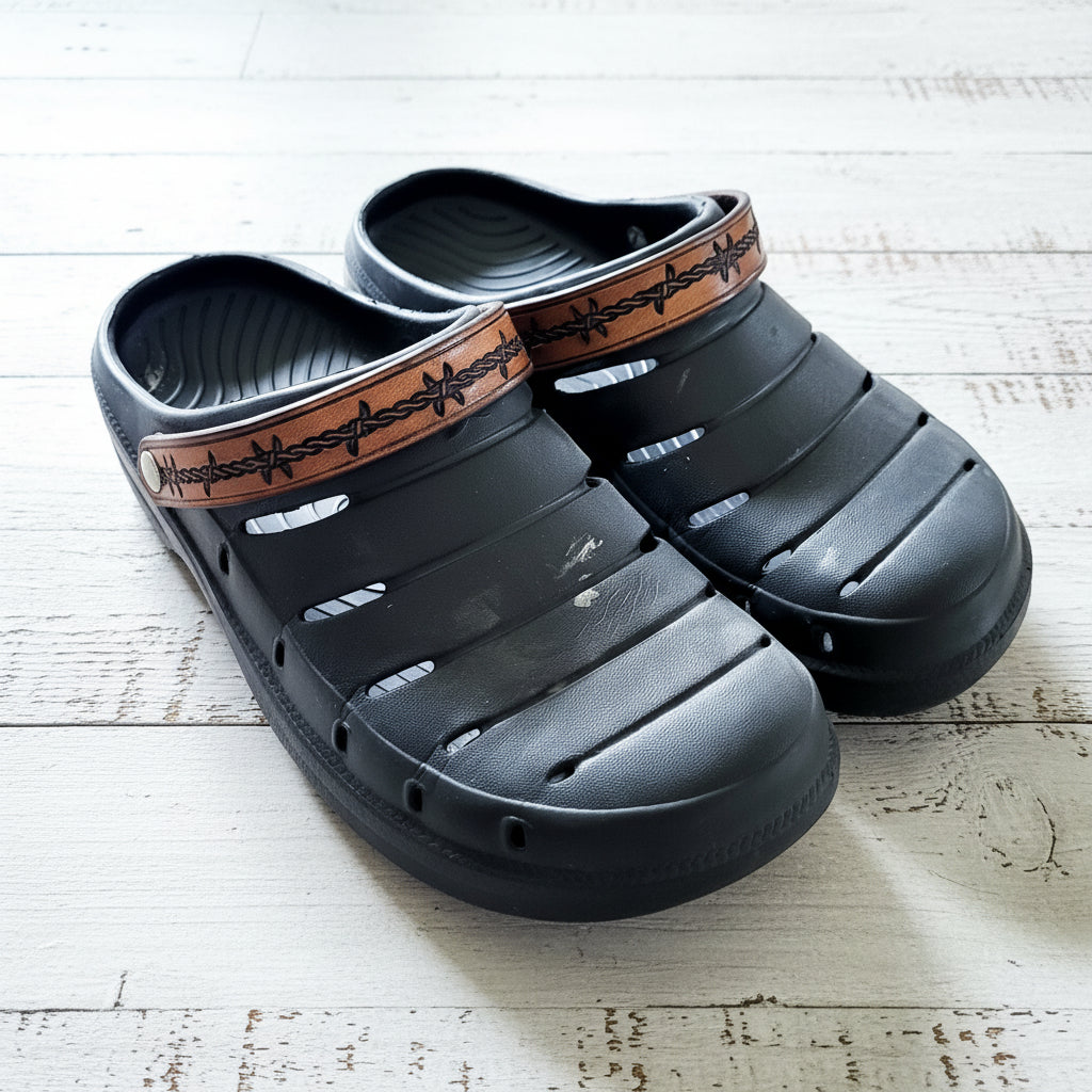 Youth Leather Croc Straps