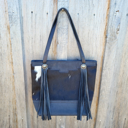 Western Leather Tote Bag