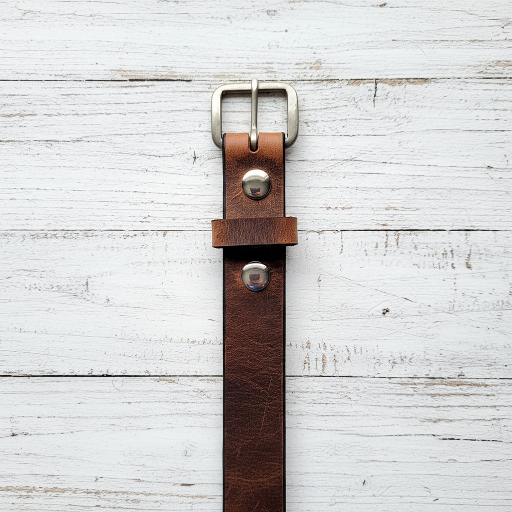 Buffalo Leather Belt "Crazy Horse"