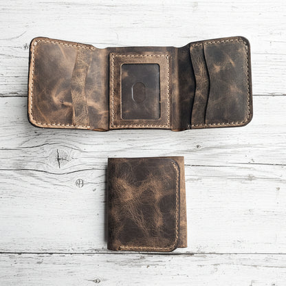 Trifold Leather Wallet