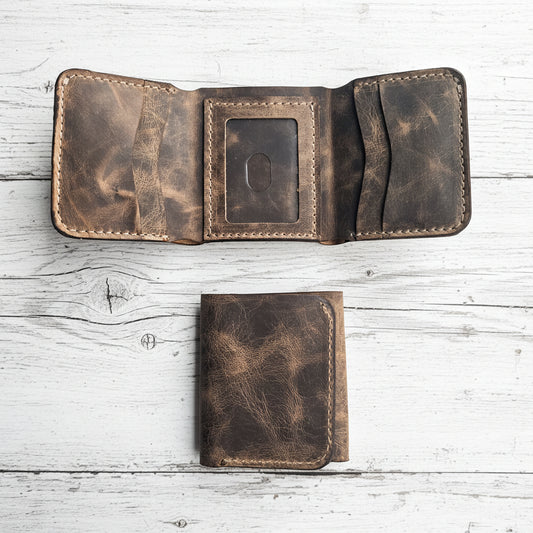Trifold Leather Wallet