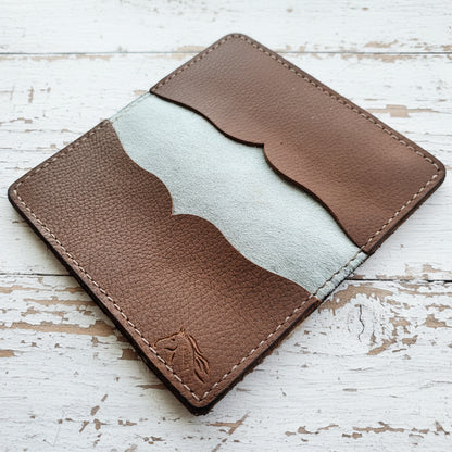 Cowhide Checkbook Cover