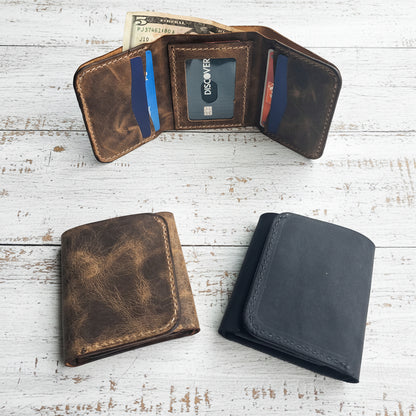 Trifold Leather Wallet