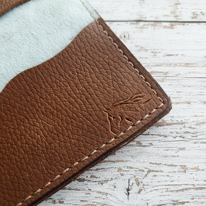 Cowhide Checkbook Cover