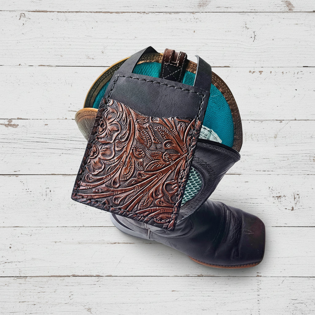 Leather Boot Wallet
