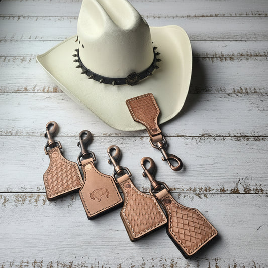 Magnetic Leather Hat Holder