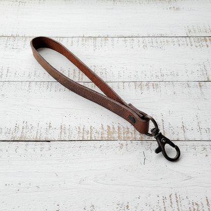 Leather Wristlet Strap