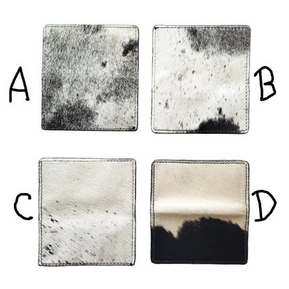 Cowhide Checkbook Cover