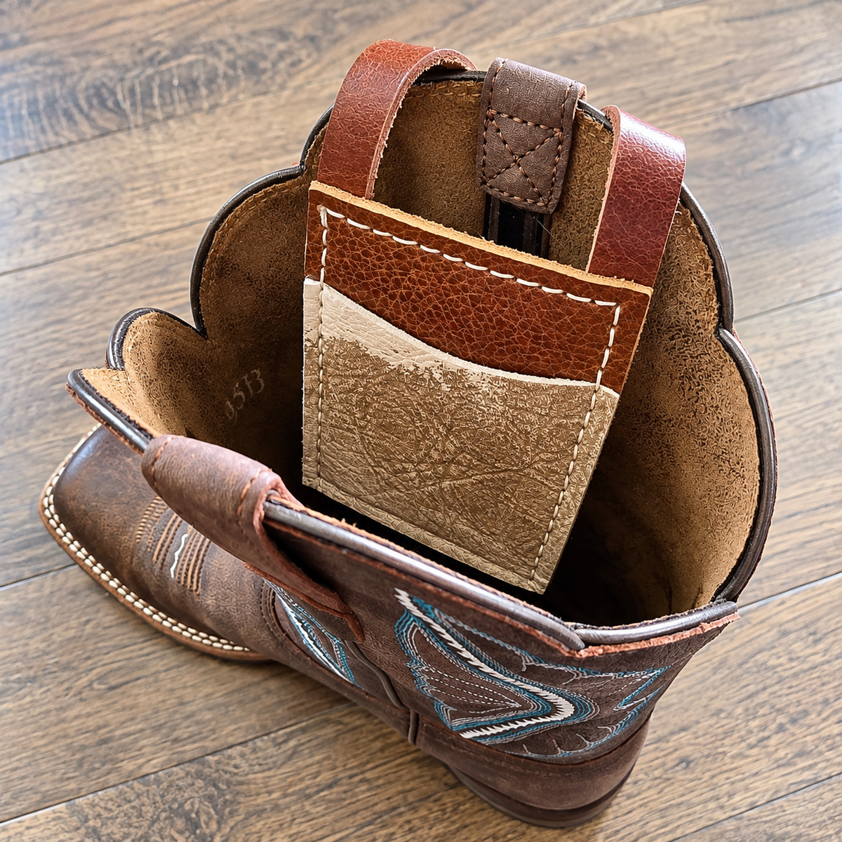 Leather Boot Wallet