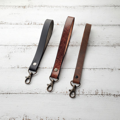 Leather Wristlet Strap