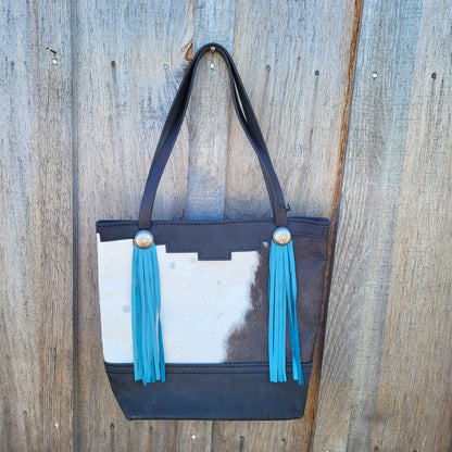 Western Leather Tote Bag