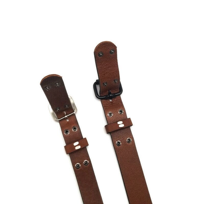 Water Buffalo Leather Belt - &quot;Golden Brown&quot;