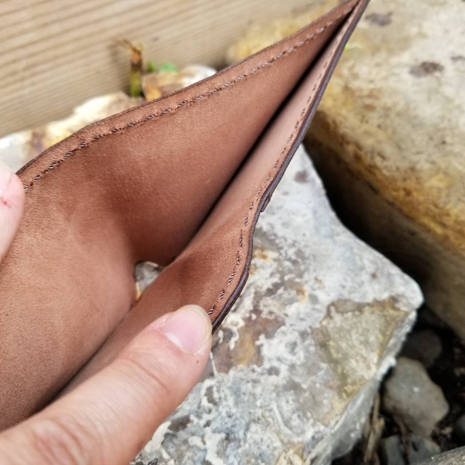 Men&#39;s Leather Bifold Wallet