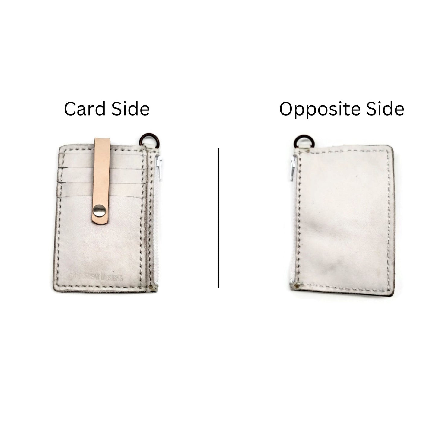 Leather Card Zipper Wallet